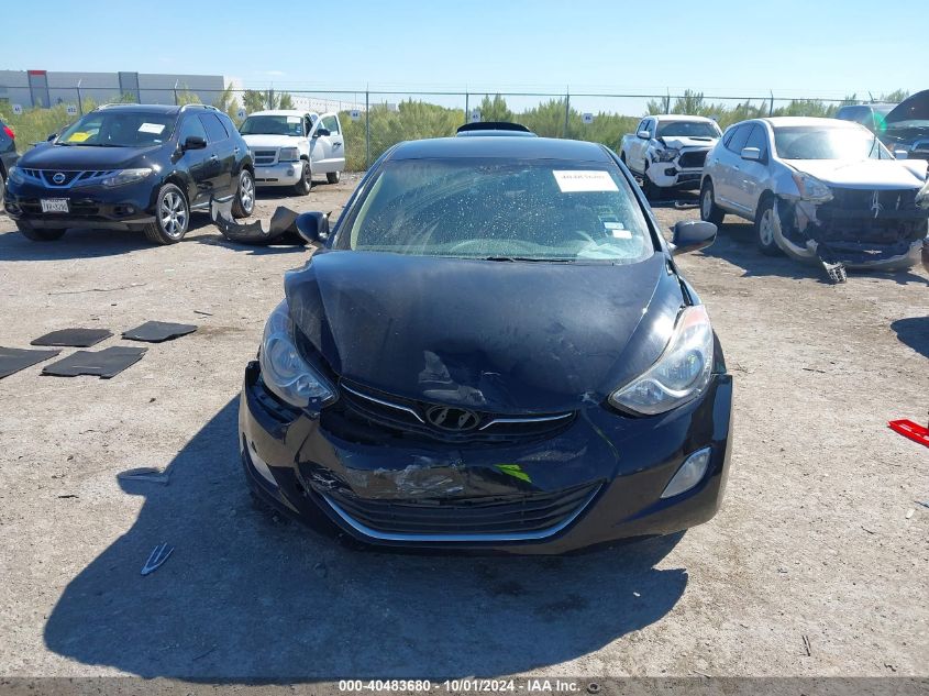 2013 Hyundai Elantra Gls VIN: KMHDH4AE1DU855909 Lot: 40483680