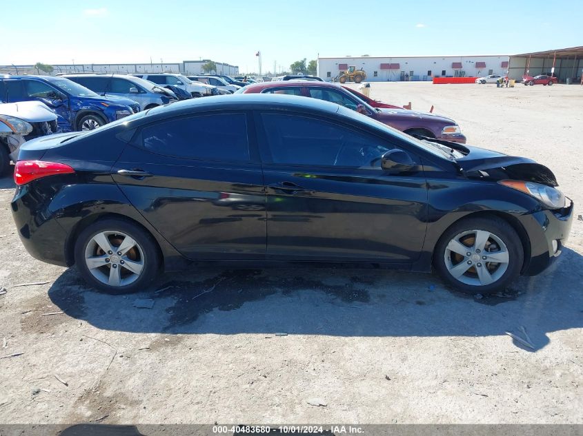 2013 Hyundai Elantra Gls VIN: KMHDH4AE1DU855909 Lot: 40483680