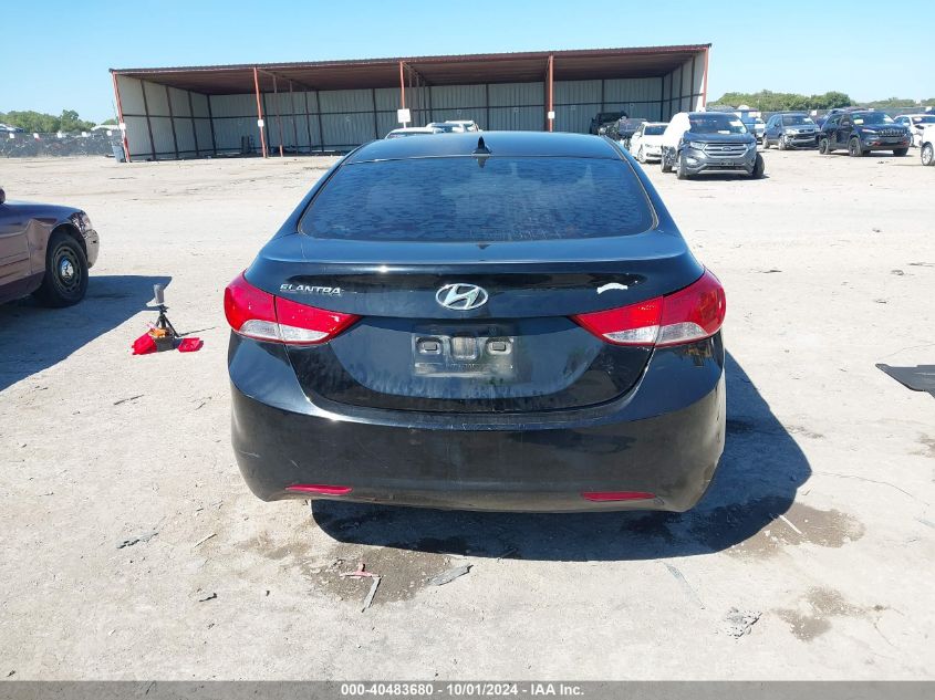 2013 Hyundai Elantra Gls VIN: KMHDH4AE1DU855909 Lot: 40483680