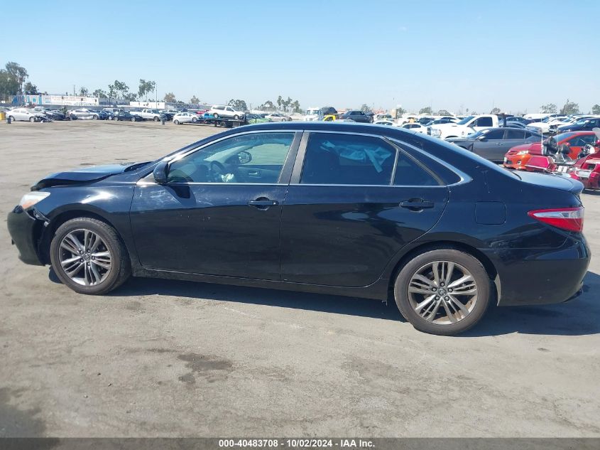 2016 Toyota Camry Se VIN: 4T1BF1FKRGU241600 Lot: 40483708