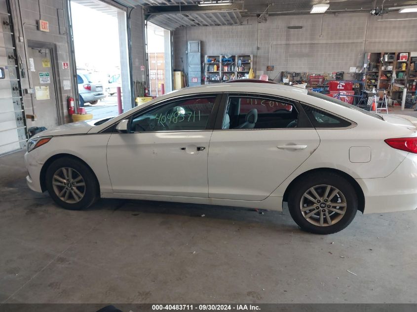 2015 Hyundai Sonata Se VIN: 5NPE24AF9FH000889 Lot: 40483711