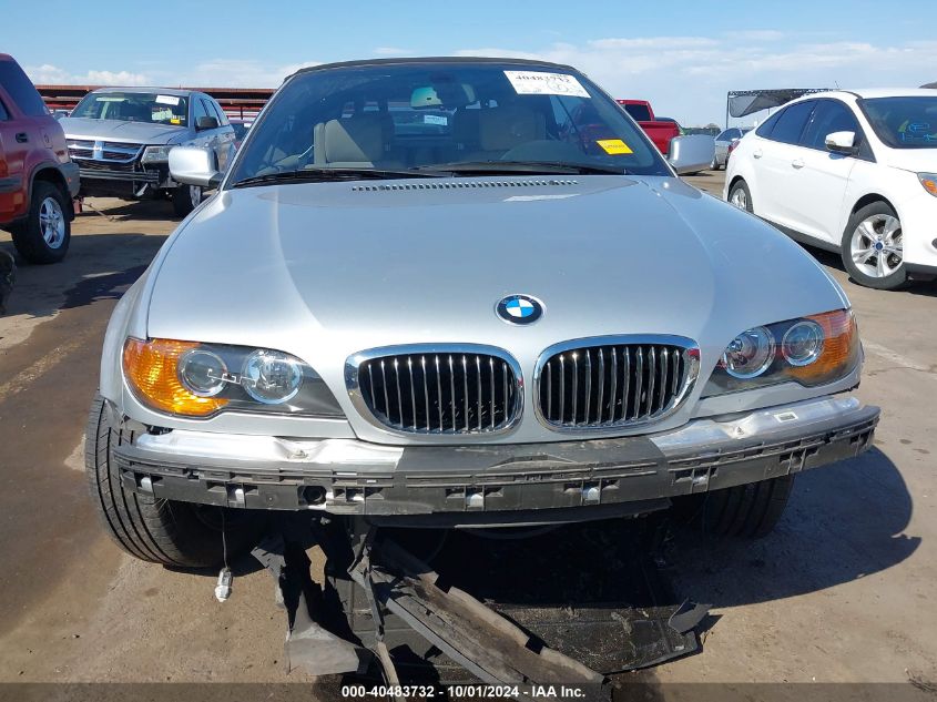 2004 BMW 325Ci VIN: WBABW33474PL27139 Lot: 40483732