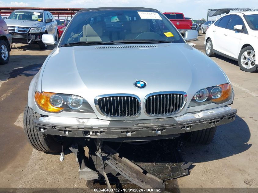 2004 BMW 325Ci VIN: WBABW33474PL27139 Lot: 40483732