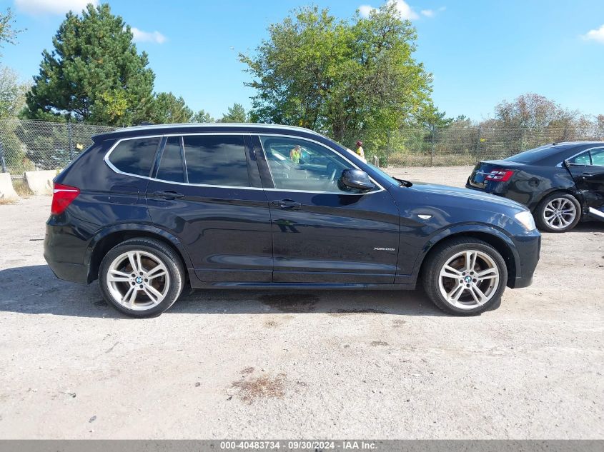 2014 BMW X3 xDrive28I VIN: 5UXWX9C50E0D16167 Lot: 40483734