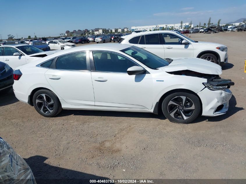 2022 Honda Insight Ex VIN: 19XZE4F50NE007631 Lot: 40483753