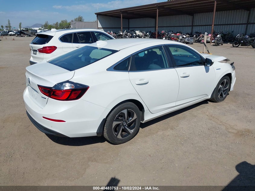 2022 HONDA INSIGHT 1.5L I-4 DOHC, VVT, (VIN: 19XZE4F50NE007631