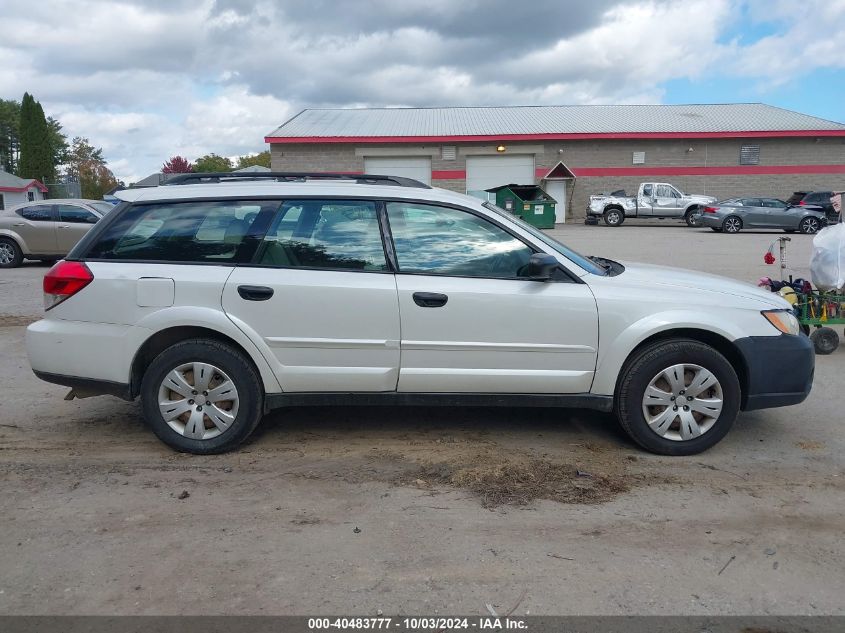 2009 Subaru Outback 2.5I VIN: 4S4BP60C396329363 Lot: 40483777