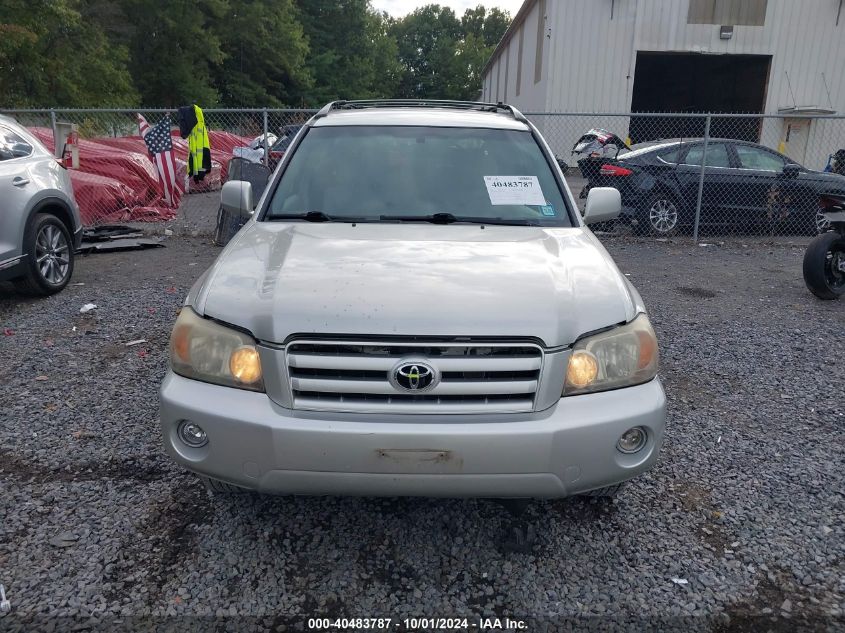 JTEDP21A360112666 2006 Toyota Highlander V6