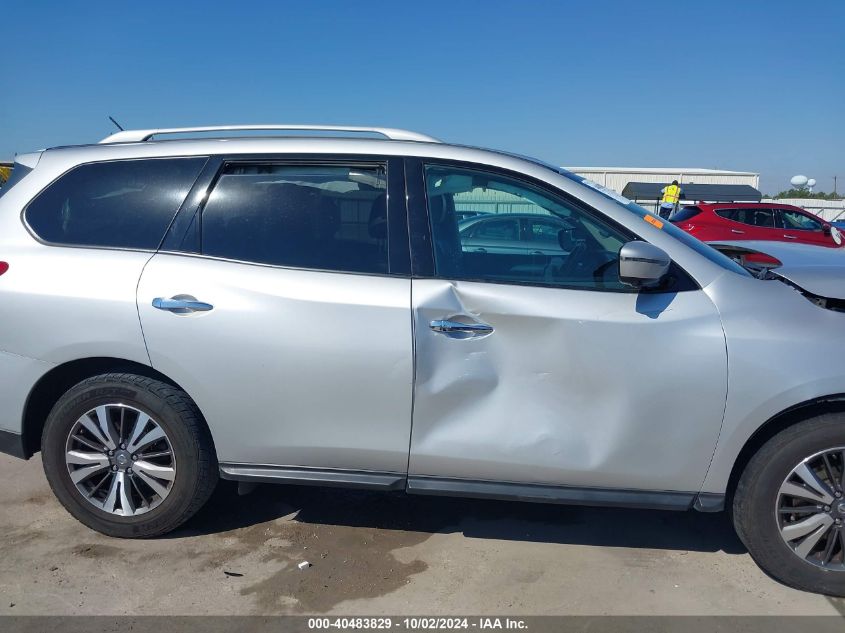 2017 Nissan Pathfinder Sl VIN: 5N1DR2MM4HC694438 Lot: 40483829