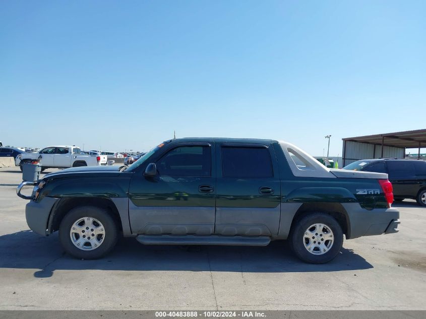 2002 Chevrolet Avalanche 1500 VIN: 3GNEC13T42G221437 Lot: 40483888