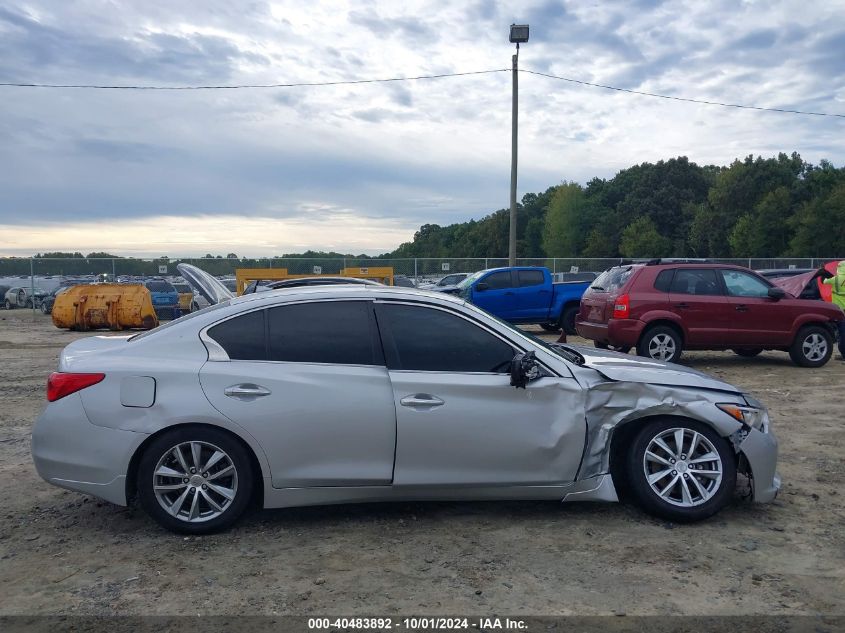 2014 Infiniti Q50 Premium/Sport VIN: JN1BV7AP8EM677511 Lot: 40483892