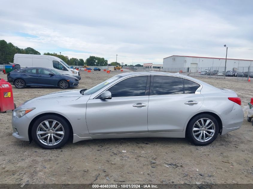 2014 Infiniti Q50 Premium/Sport VIN: JN1BV7AP8EM677511 Lot: 40483892