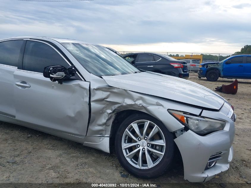 2014 Infiniti Q50 Premium/Sport VIN: JN1BV7AP8EM677511 Lot: 40483892