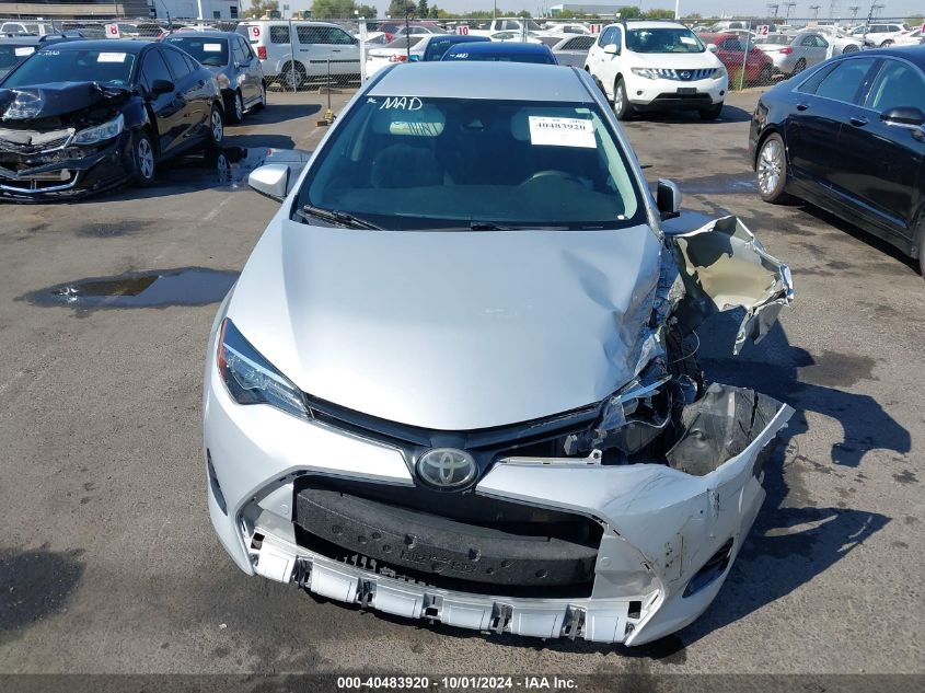 2019 Toyota Corolla Le VIN: 2T1BURHE4KC223281 Lot: 40483920