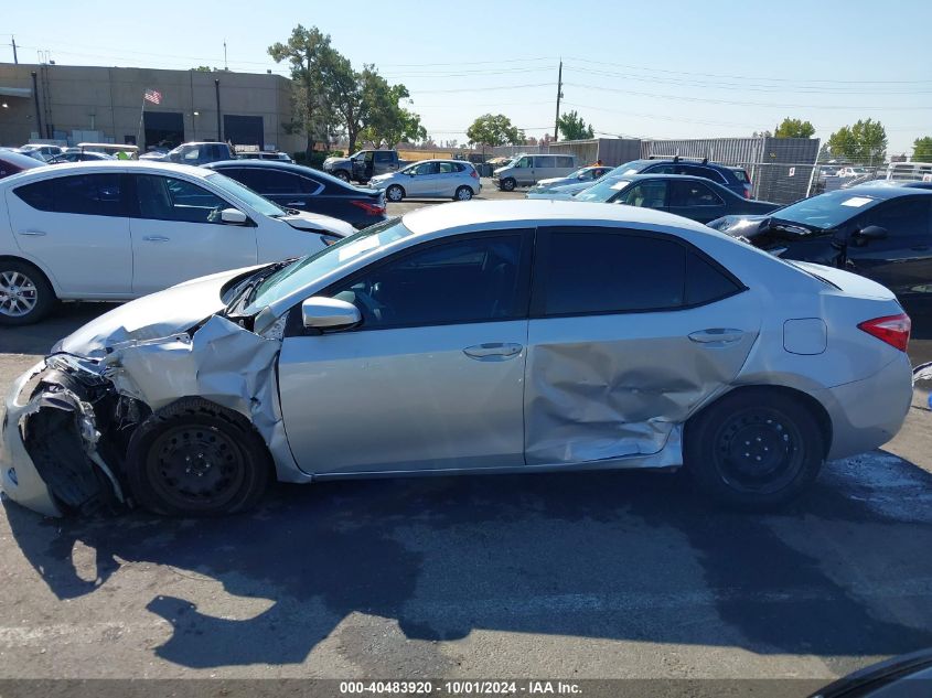 2019 Toyota Corolla Le VIN: 2T1BURHE4KC223281 Lot: 40483920