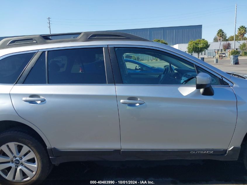 2016 Subaru Outback 2.5I Premium VIN: 4S4BSACC7G3348736 Lot: 40483990