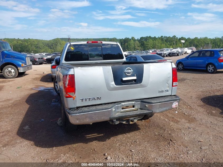 2005 Nissan Titan Se VIN: 1N6BA06A55N576468 Lot: 40484040