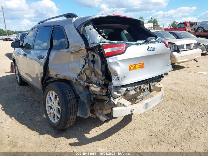 1C4PJLAB1GW135878 2016 Jeep Cherokee Sport