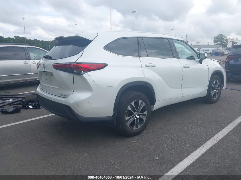 2022 Toyota Highlander Xle VIN: 5TDGZRBH8NS209308 Lot: 40484058