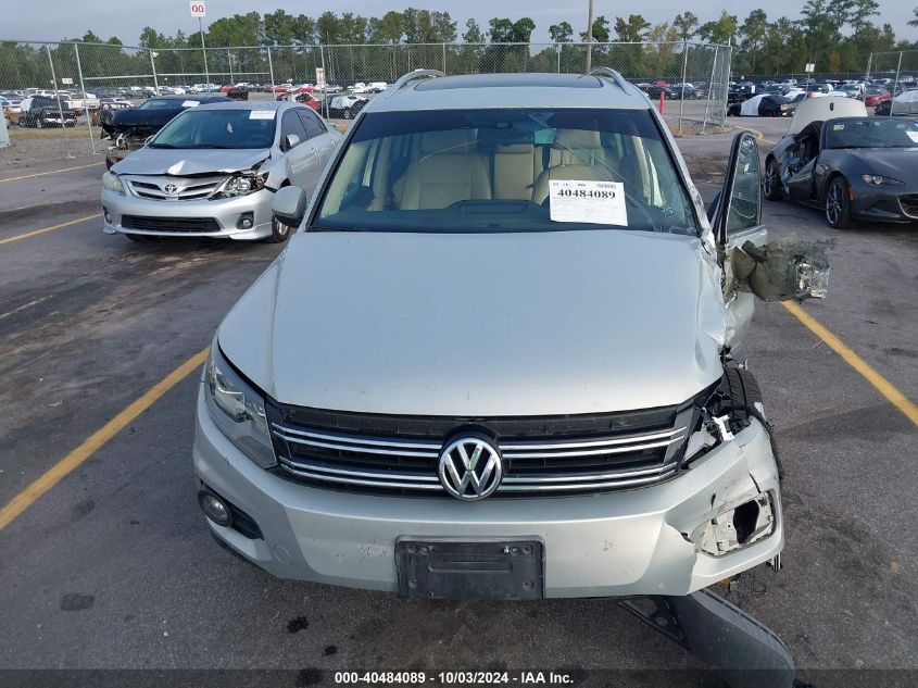 2013 Volkswagen Tiguan Sel VIN: WVGAV7AX9DW545249 Lot: 40484089