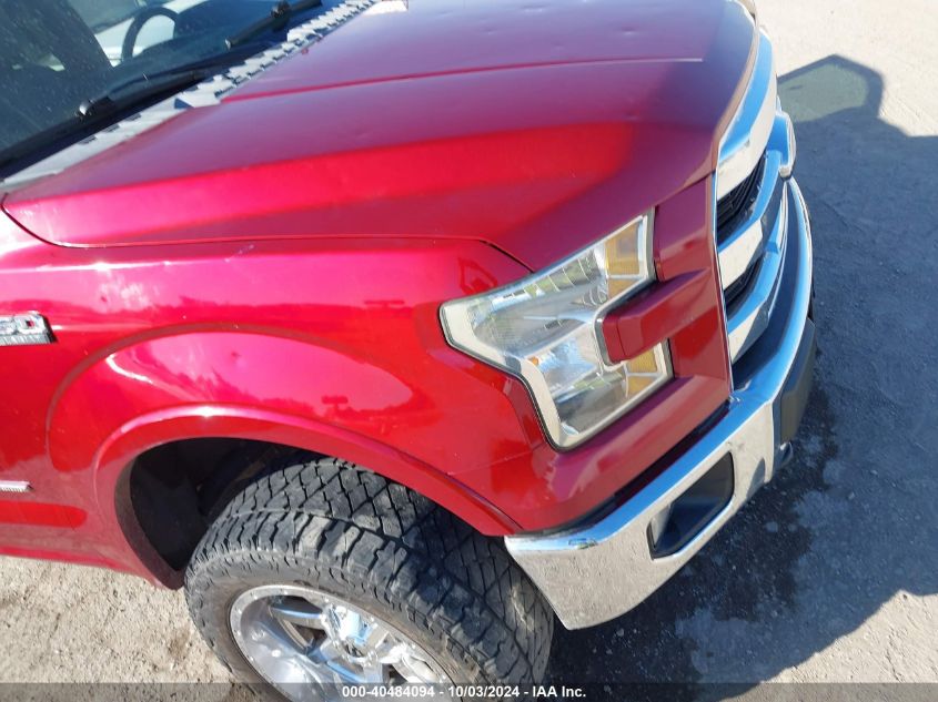 2016 Ford F-150 Lariat VIN: 1FTEW1EP1GFA61185 Lot: 40484094