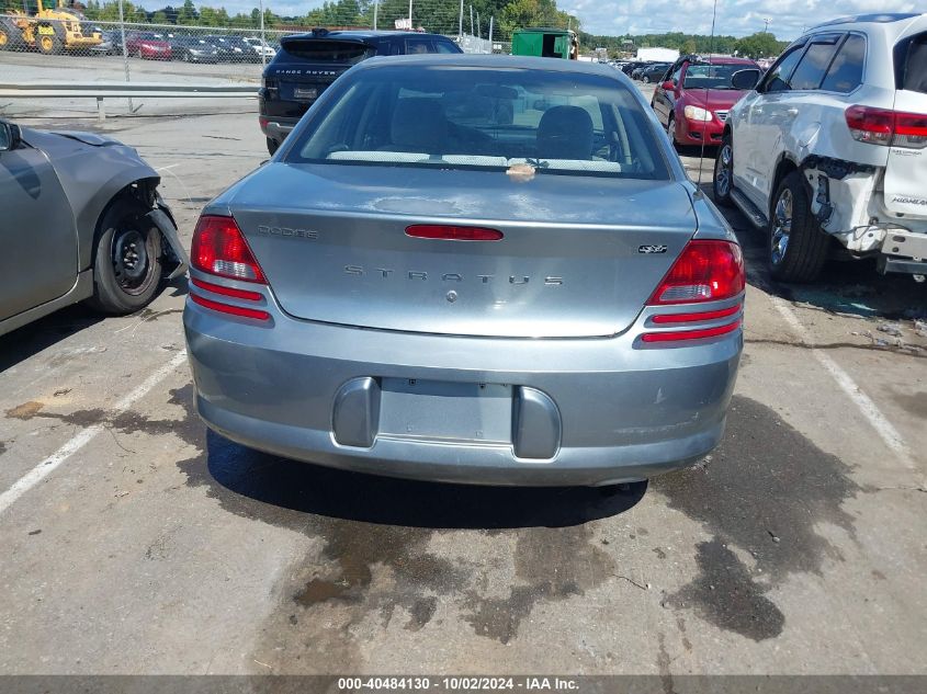 2006 Dodge Stratus Sxt VIN: 1B3EL46X26N139925 Lot: 40484130