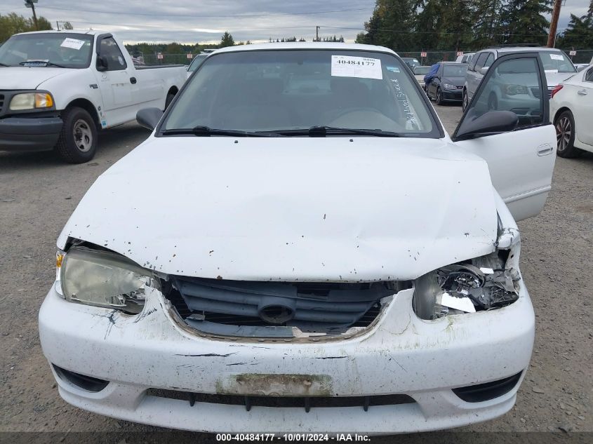 2002 Toyota Corolla Le VIN: 1NXBR12EX2Z648904 Lot: 40484177