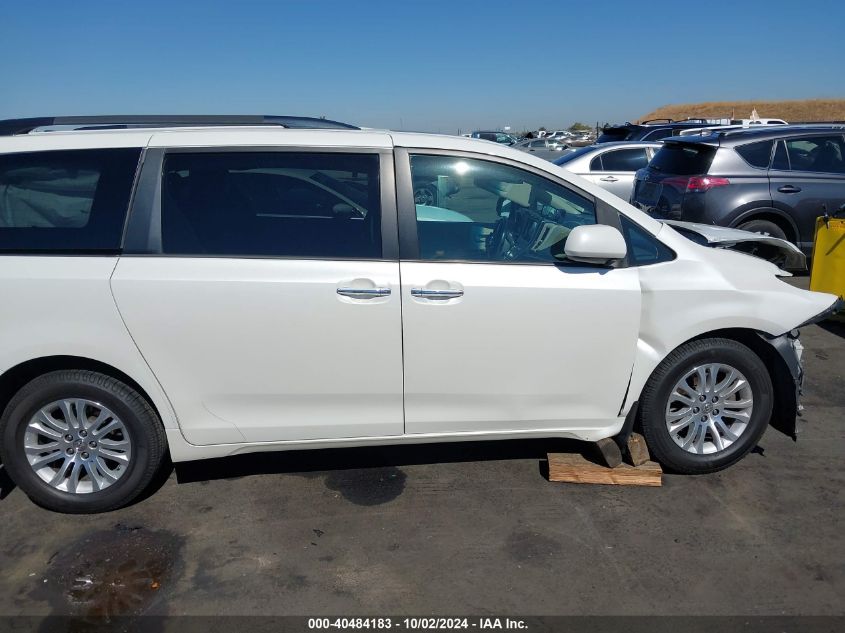 2017 Toyota Sienna Xle Premium 8 Passenger VIN: 5TDYZ3DC2HS875099 Lot: 40484183