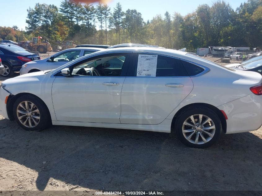 2015 Chrysler 200 C VIN: 1C3CCCCG9FN672671 Lot: 40484204