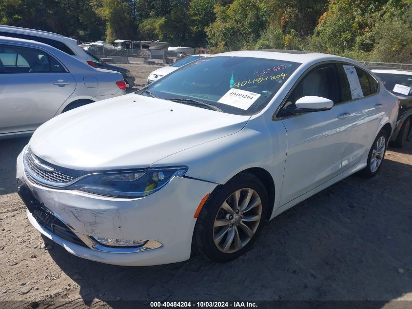 2015 Chrysler 200 C VIN: 1C3CCCCG9FN672671 Lot: 40484204