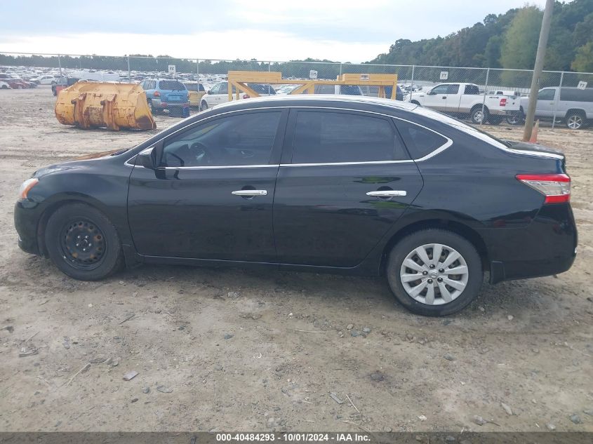 1N4AB7AP5EN853593 2014 Nissan Sentra S/Sv/Sr/Sl