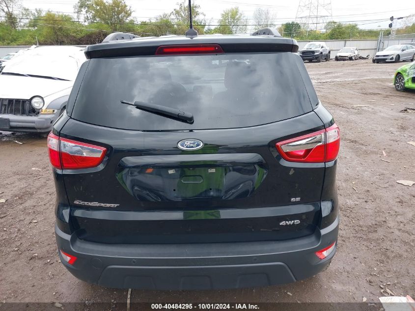 MAJ6S3GL4KC301934 2019 Ford Ecosport Se