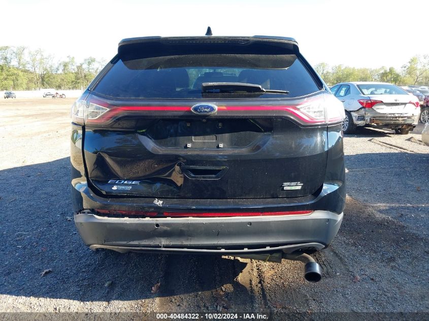 2016 Ford Edge Sel VIN: 2FMPK3J90GBC40306 Lot: 40484322