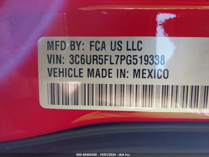 3C6UR5FL7PG519338 2023 Ram 2500 Laramie 4X4 6'4 Box