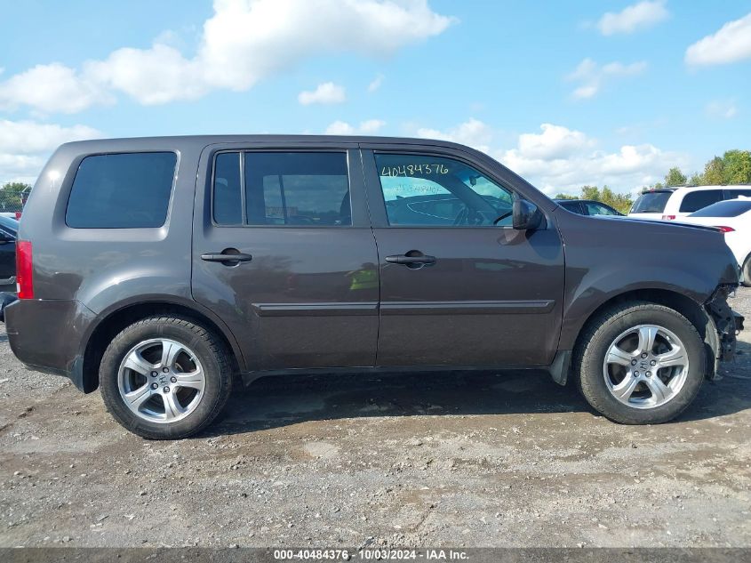 2015 Honda Pilot Ex VIN: 5FNYF4H47FB066491 Lot: 40484376