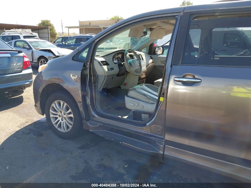 5TDYK3DC0CS264887 2012 Toyota Sienna Xle V6 8 Passenger