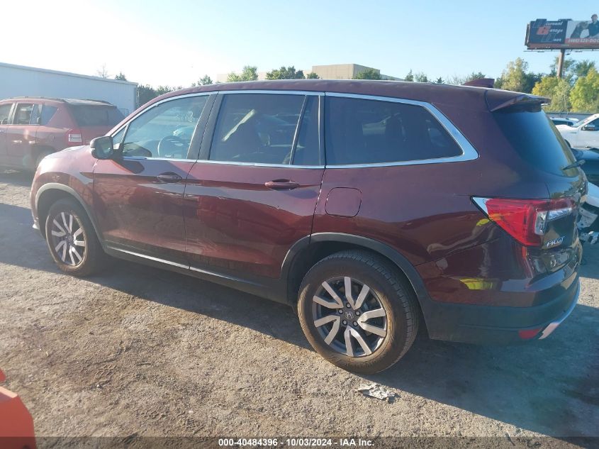 2019 Honda Pilot Ex VIN: 5FNYF6H39KB090269 Lot: 40484396