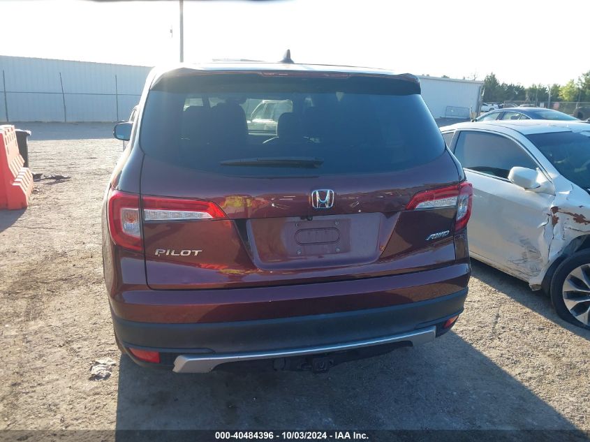 2019 Honda Pilot Ex VIN: 5FNYF6H39KB090269 Lot: 40484396