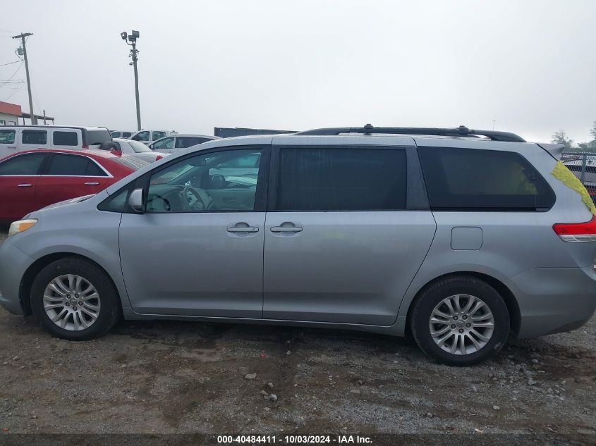 5TDYK3DC4CS178482 2012 Toyota Sienna Xle V6 8 Passenger