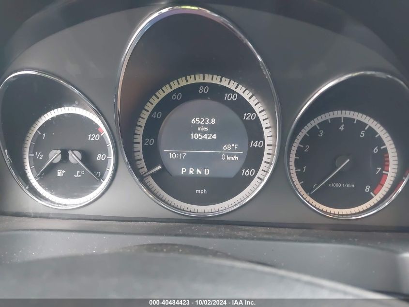 2011 MERCEDES-BENZ C 300 VIN: WDDGF8BB8BR165521