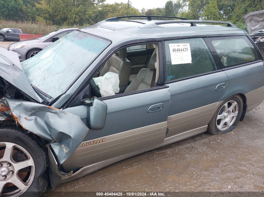 2002 Subaru Outback H6-3.0 Vdc VIN: 4S3BH896127643023 Lot: 40484425