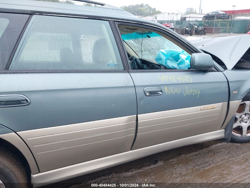 2002 Subaru Outback H6-3.0 Vdc VIN: 4S3BH896127643023 Lot: 40484425