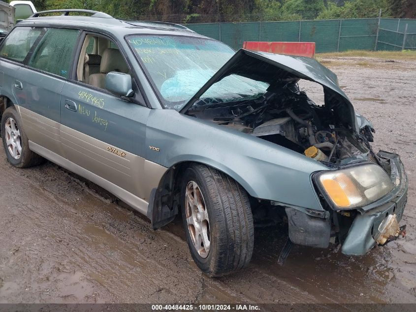 2002 Subaru Outback H6-3.0 Vdc VIN: 4S3BH896127643023 Lot: 40484425