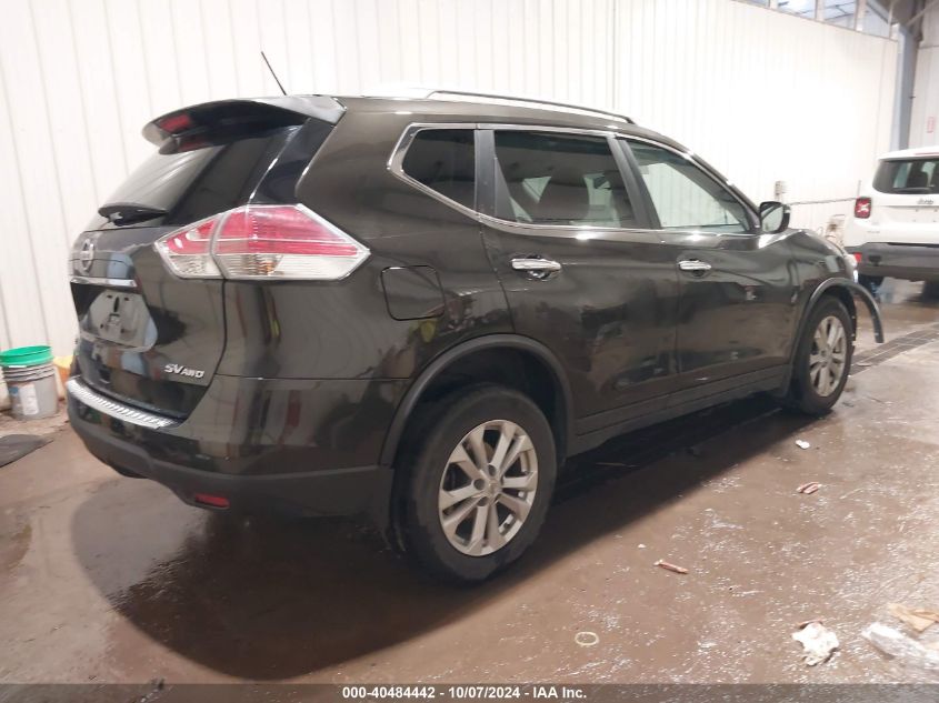 VIN KNMAT2MV7FP540085 2015 Nissan Rogue, SV no.4