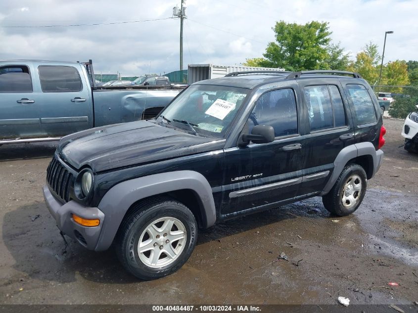 2003 Jeep Liberty Sport VIN: 1J4GL48K33W635602 Lot: 40484487