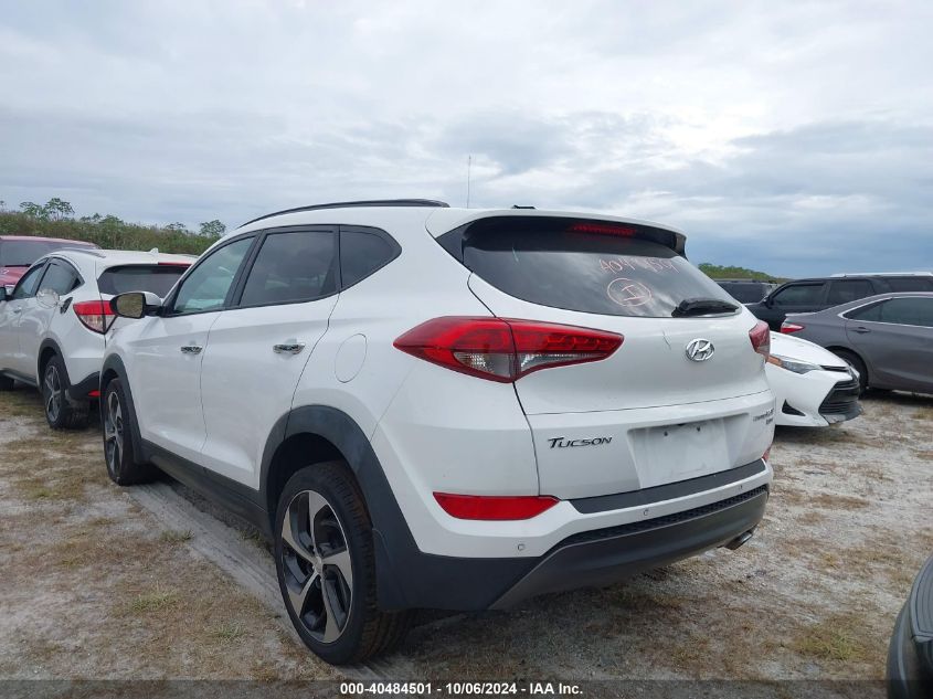 2016 HYUNDAI TUCSON LIMITED - KM8J3CA25GU062182