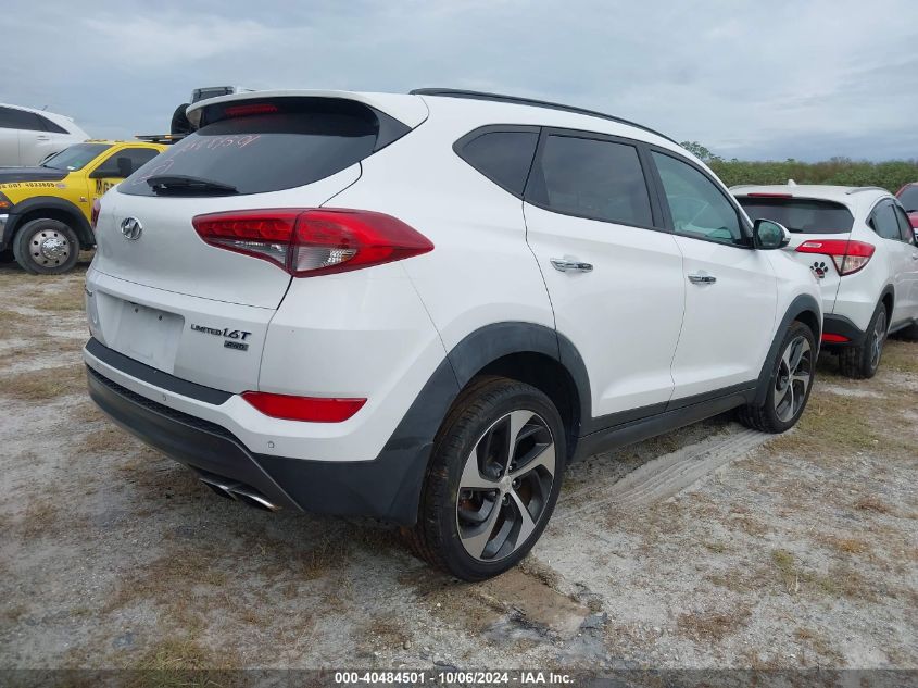 2016 HYUNDAI TUCSON LIMITED - KM8J3CA25GU062182