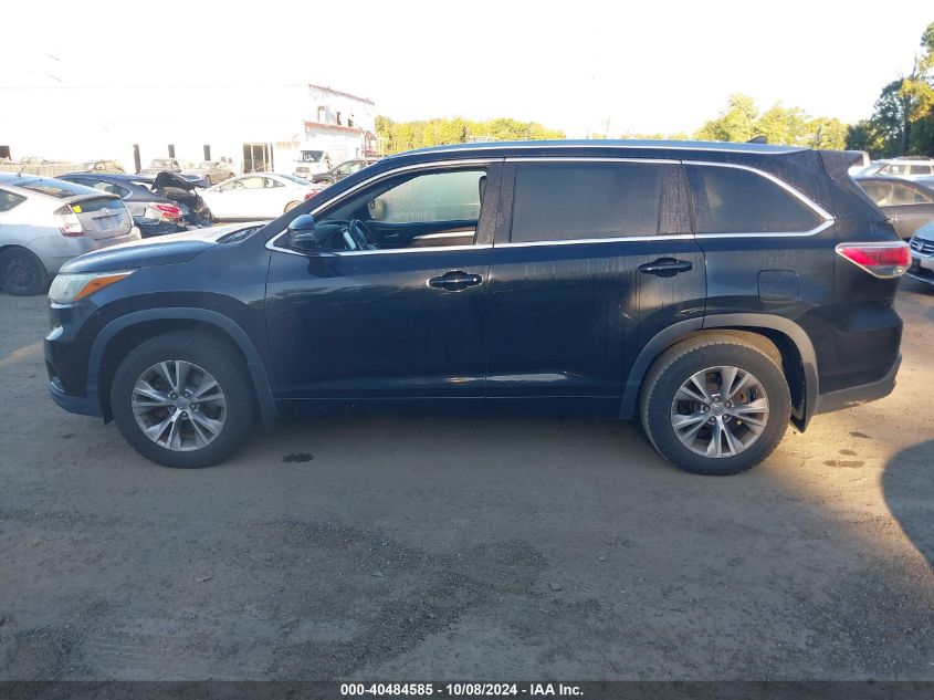 5TDJKRFH9FS135452 2015 Toyota Highlander Xle