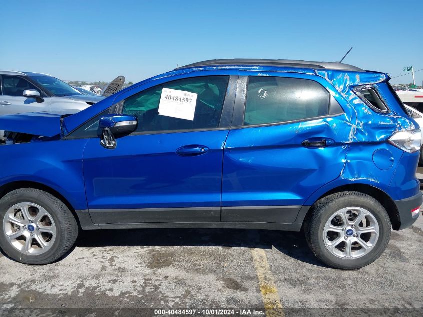 2020 Ford Ecosport Se VIN: MAJ3S2GE8LC369072 Lot: 40484597