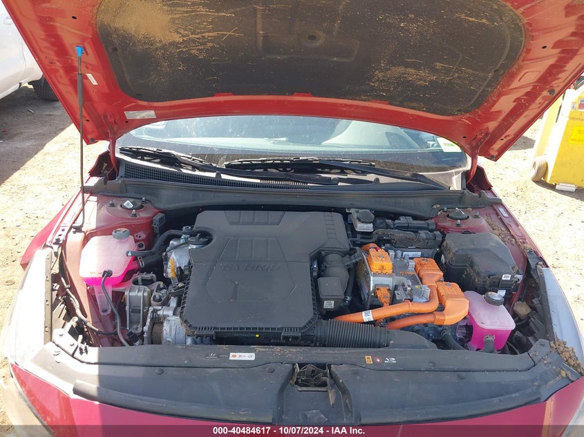 KMHLM4AJ8PU054936 2023 Hyundai Elantra Hybrid Blue